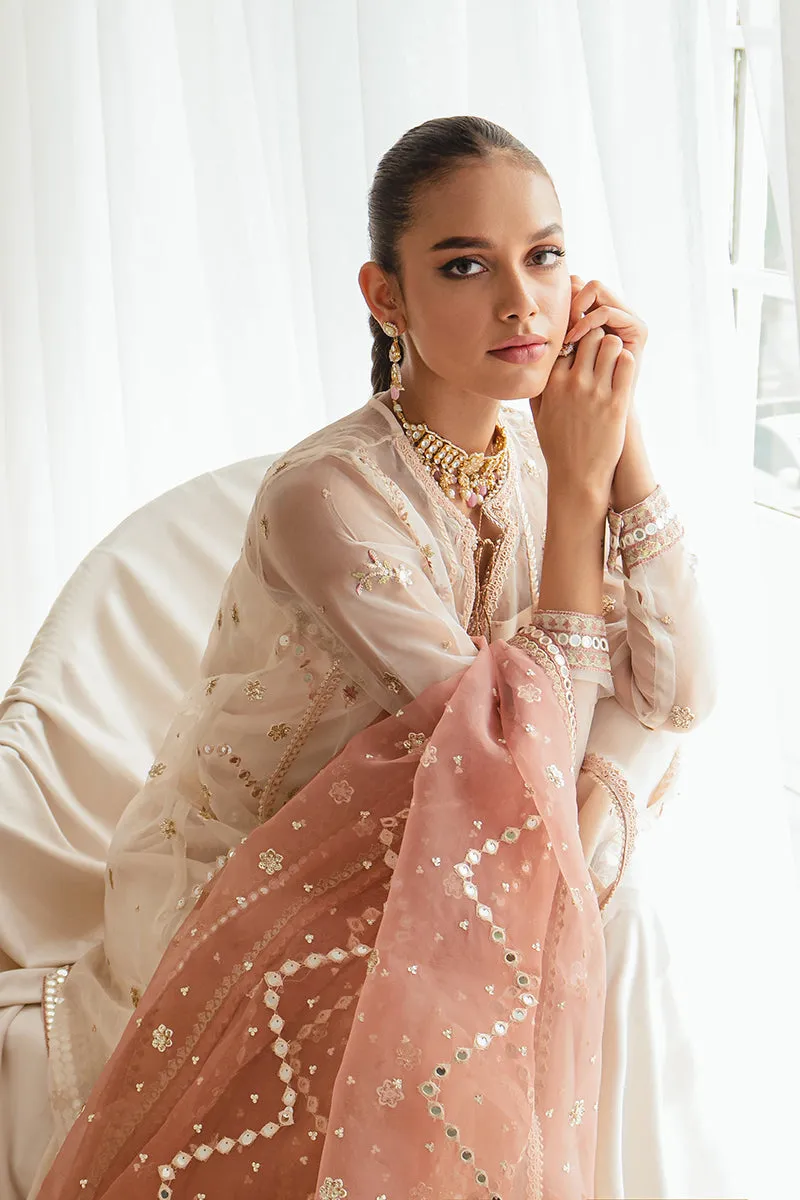 Pink Heavily Embellished Pakistani Kameez Sharara Dupatta Party Dress