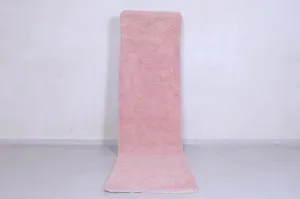 Pink Runner handmade rug - custom runner carpet
