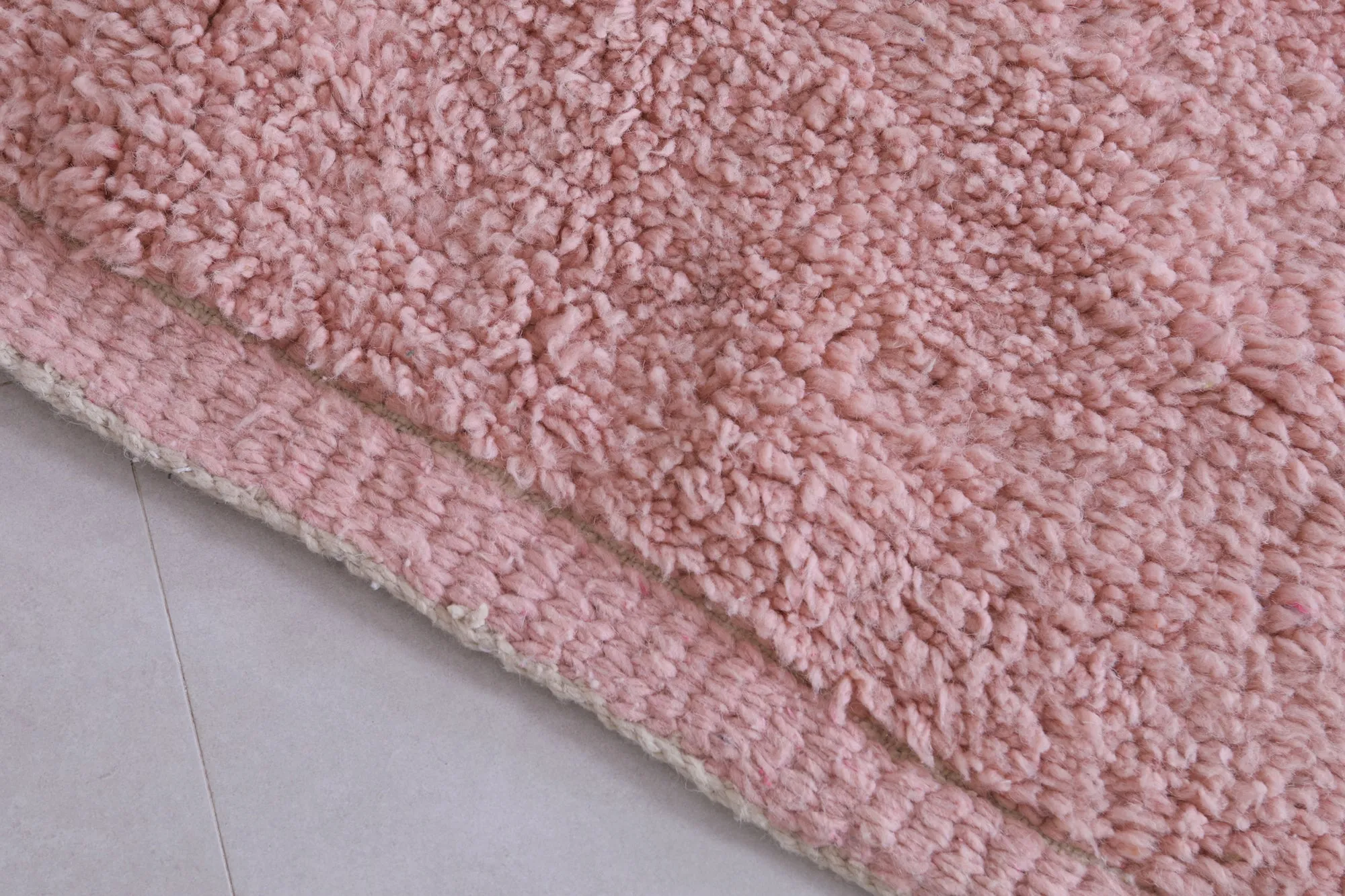 Pink Runner handmade rug - custom runner carpet
