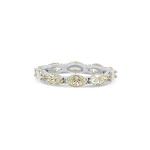 Platinum Marquise Eternity Band