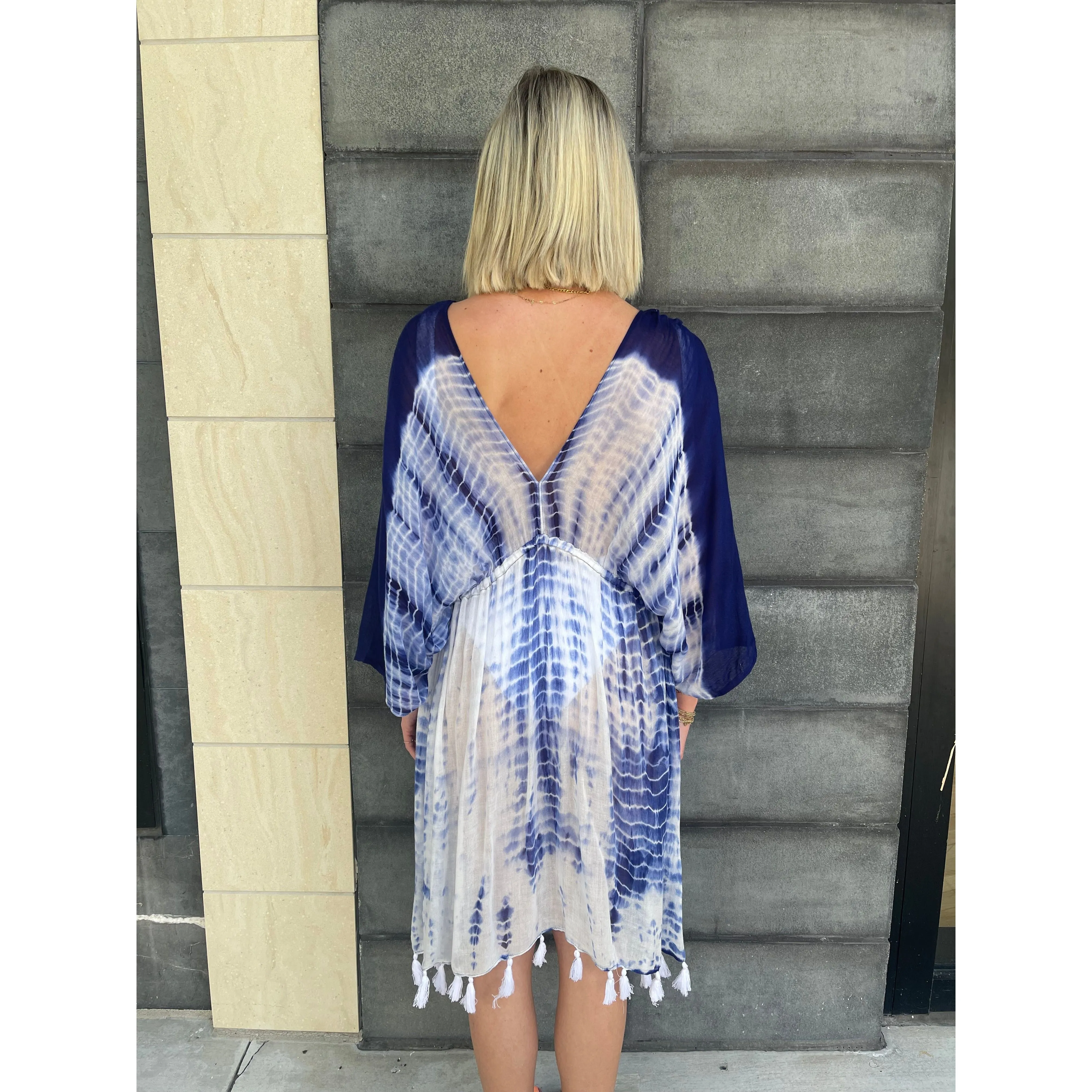 Pool to Party Indigo Wave Isle Dress