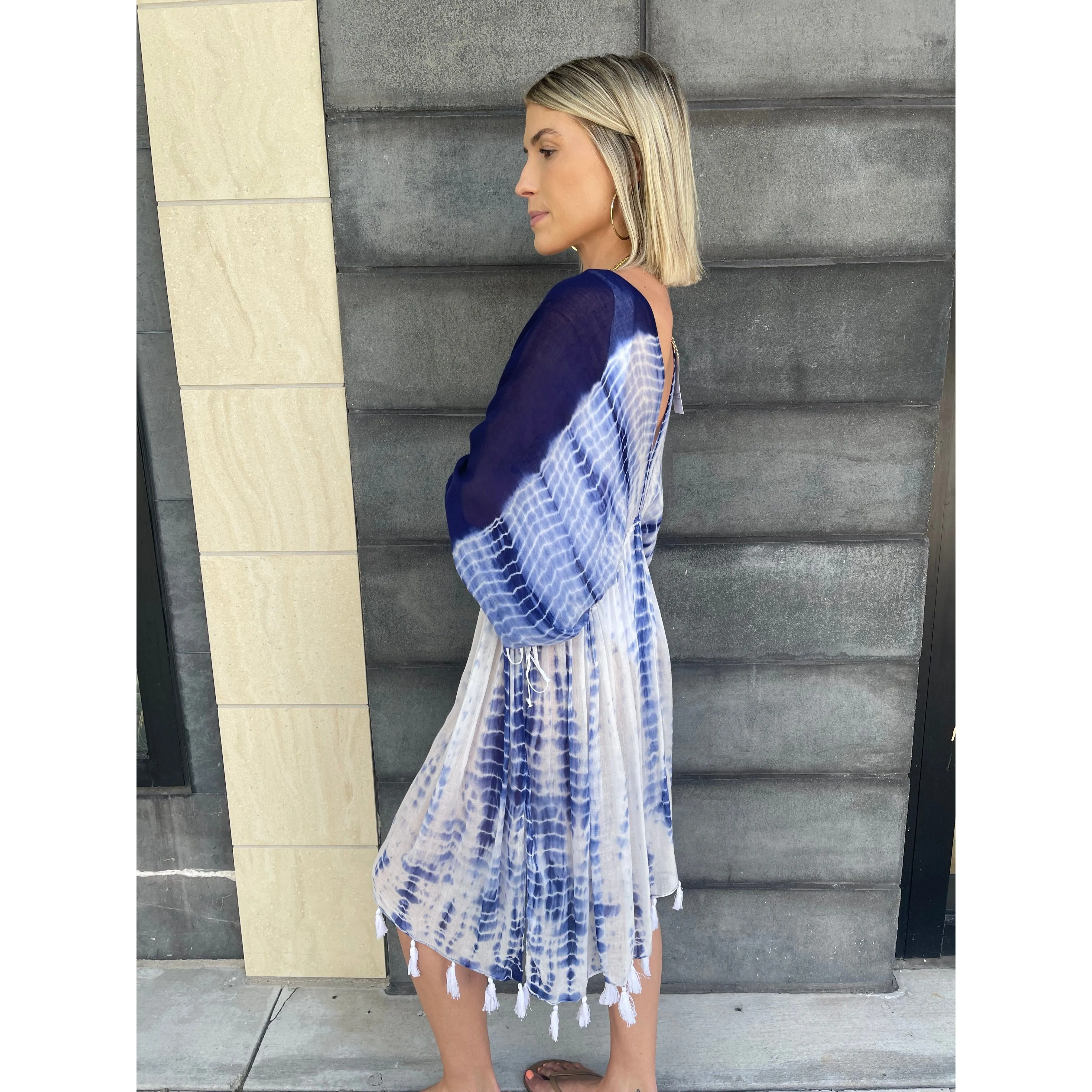 Pool to Party Indigo Wave Isle Dress
