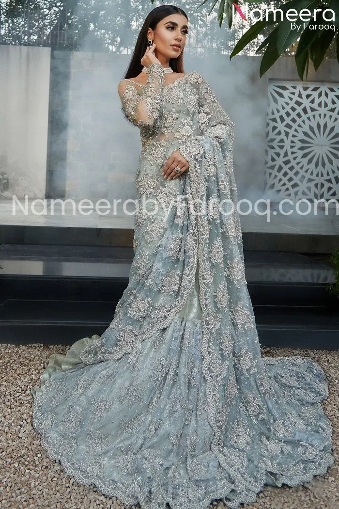 Premium Designer Wedding Pakistani Bridal Saree #BN140