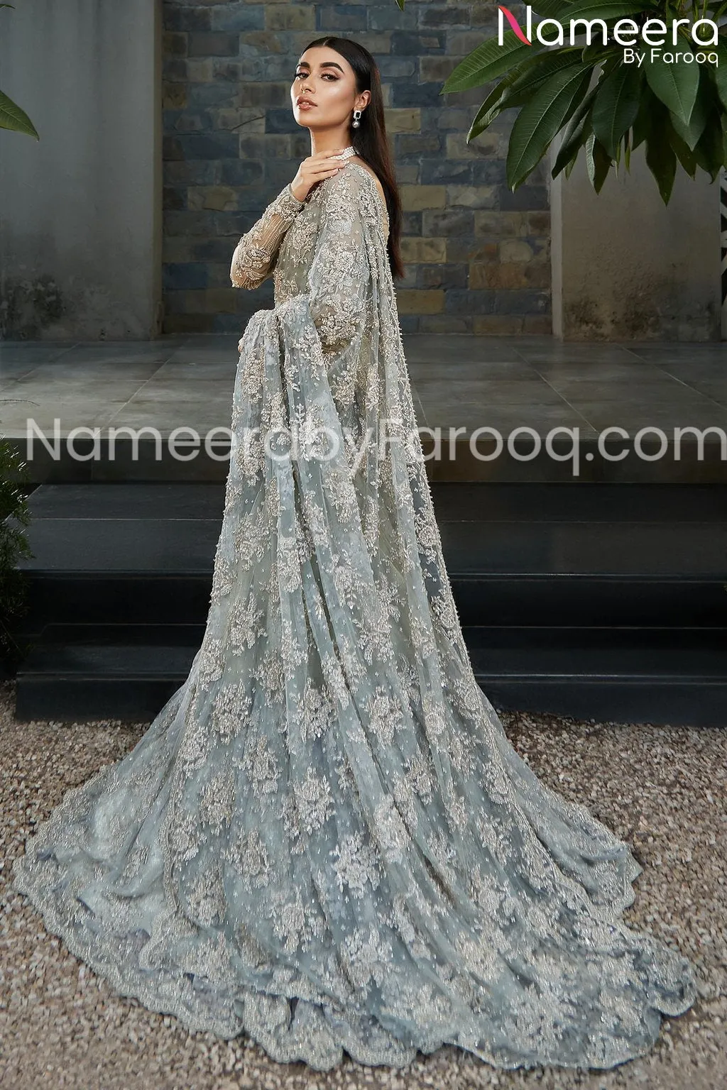 Premium Designer Wedding Pakistani Bridal Saree #BN140