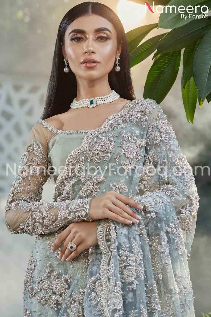 Premium Designer Wedding Pakistani Bridal Saree #BN140
