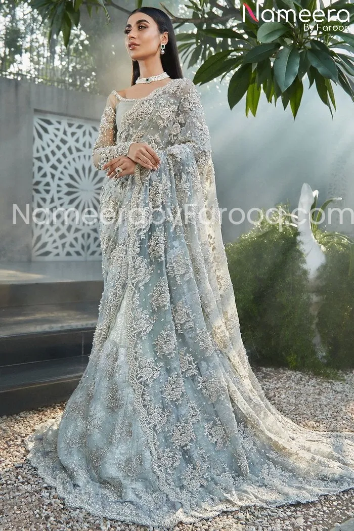Premium Designer Wedding Pakistani Bridal Saree #BN140