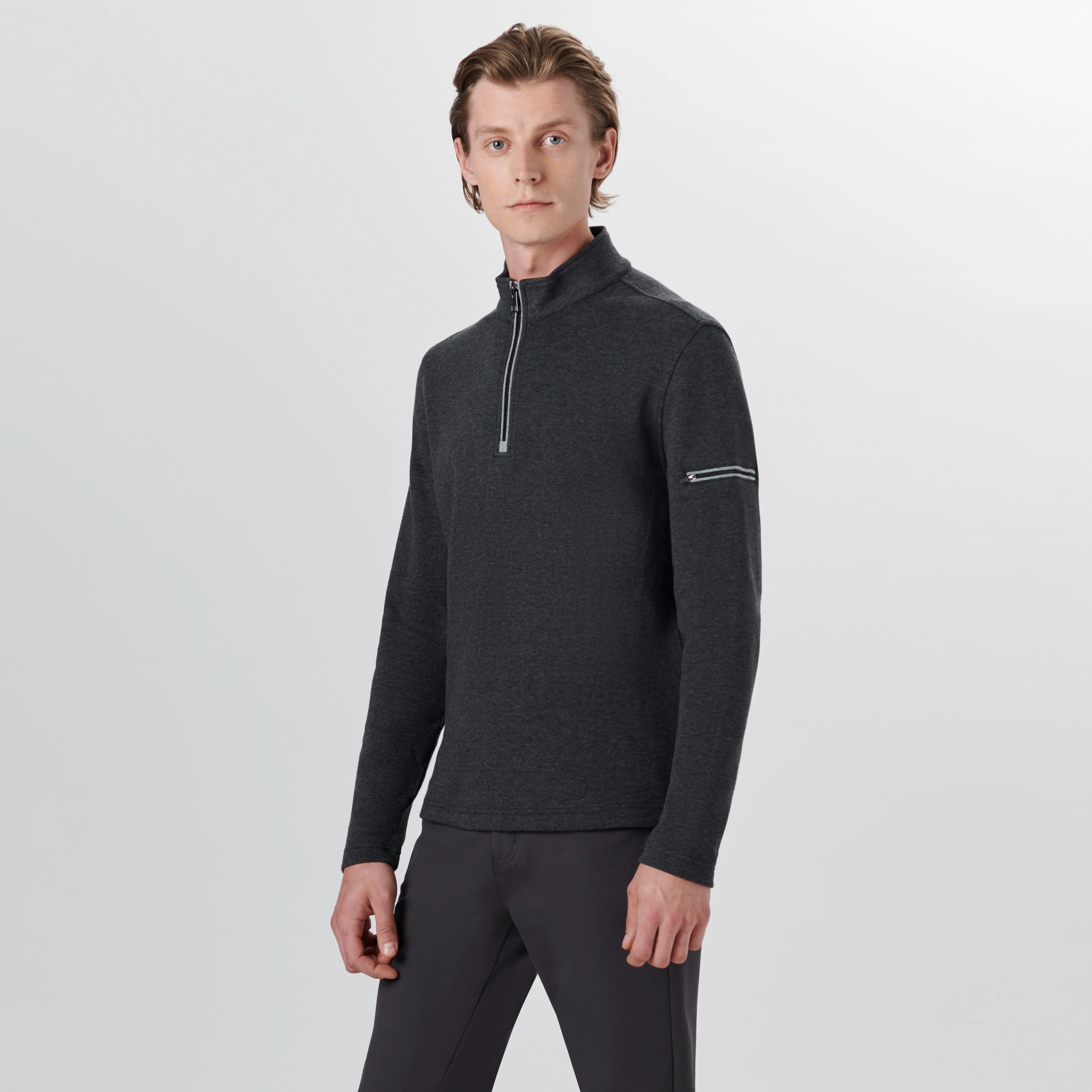 Quarter Zip Pullover Sweatshirt