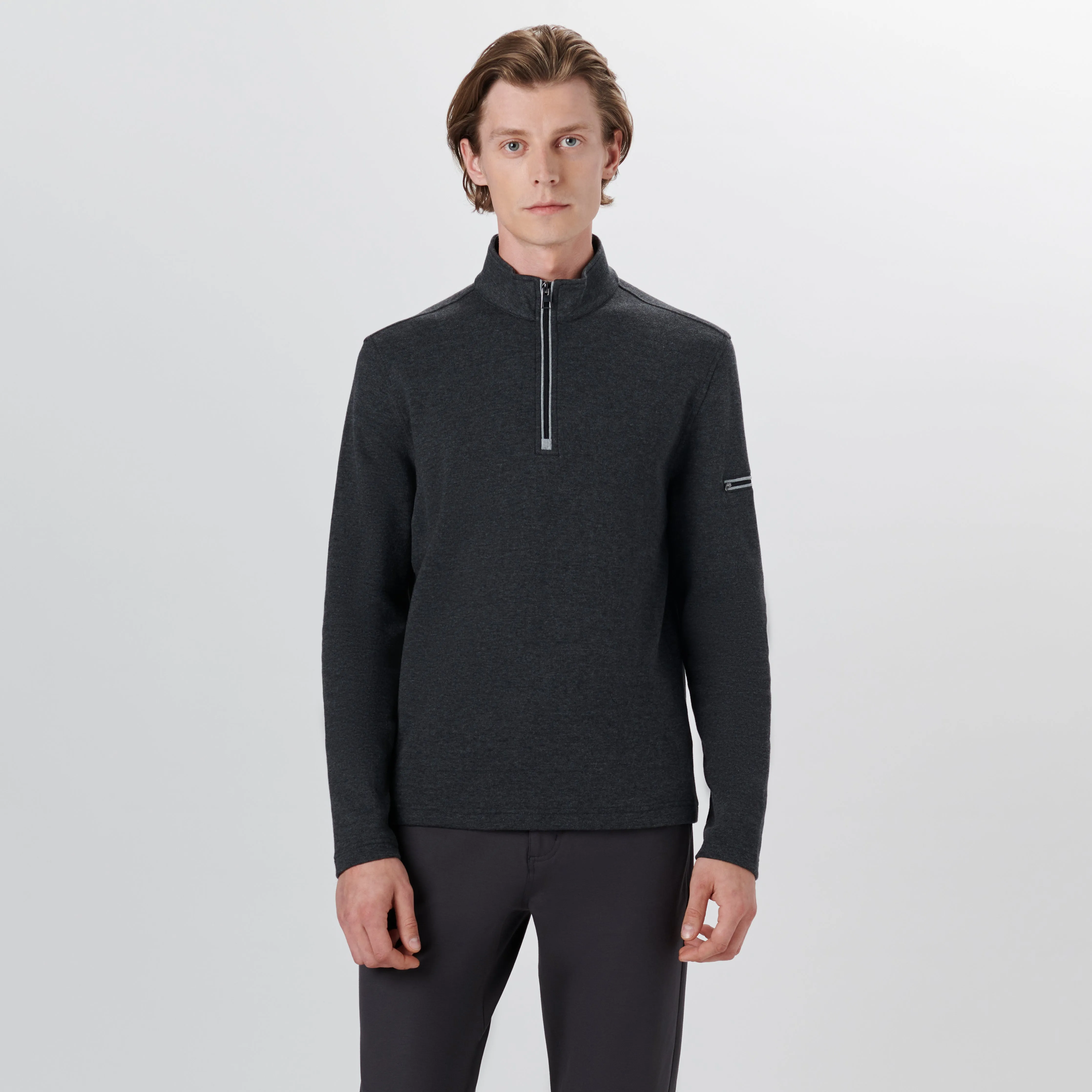Quarter Zip Pullover Sweatshirt