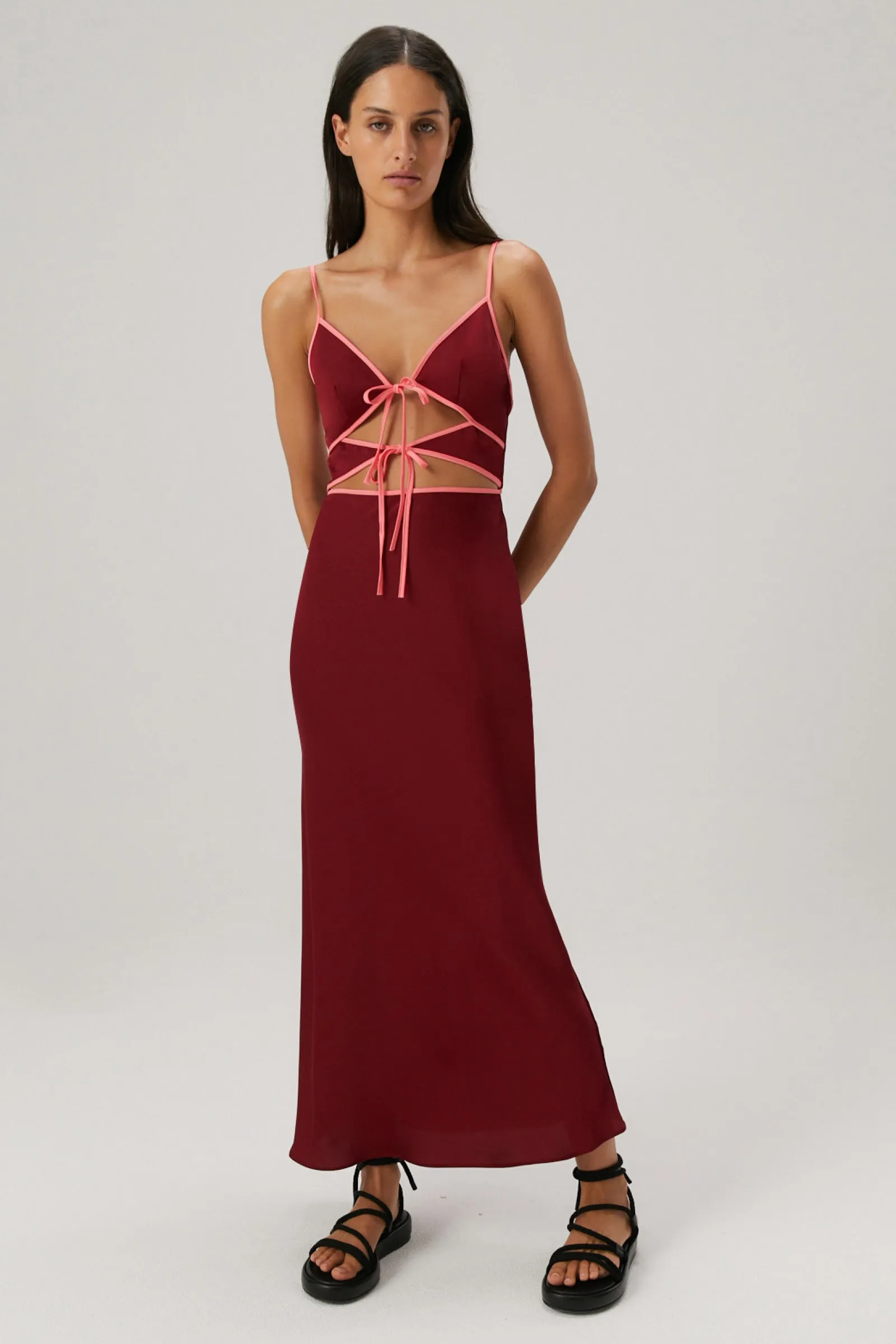 RAMIRA SATIN MAXI DRESS