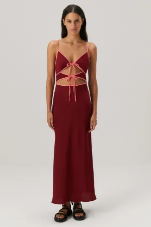 RAMIRA SATIN MAXI DRESS