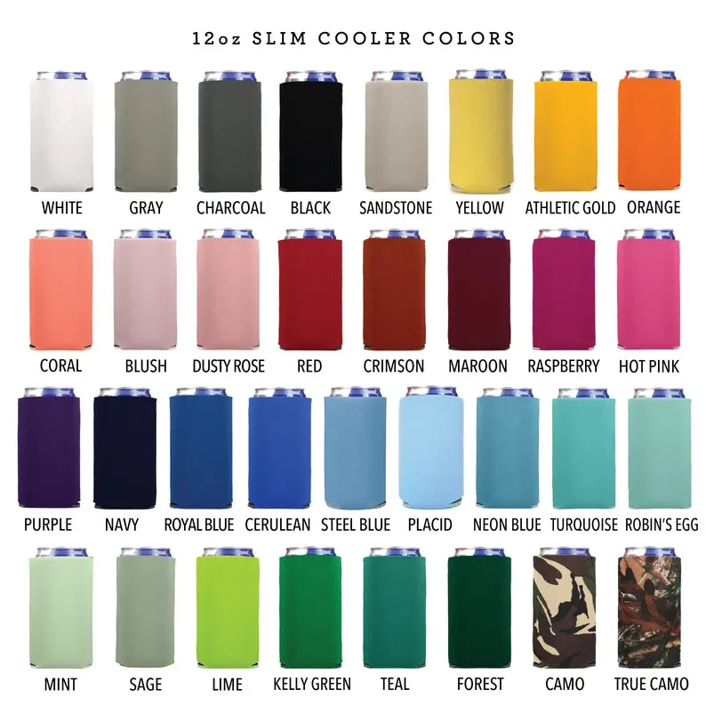 Regular & Slim Can Cooler Wedding Package #168RS - Cheers to The Mr and Mrs