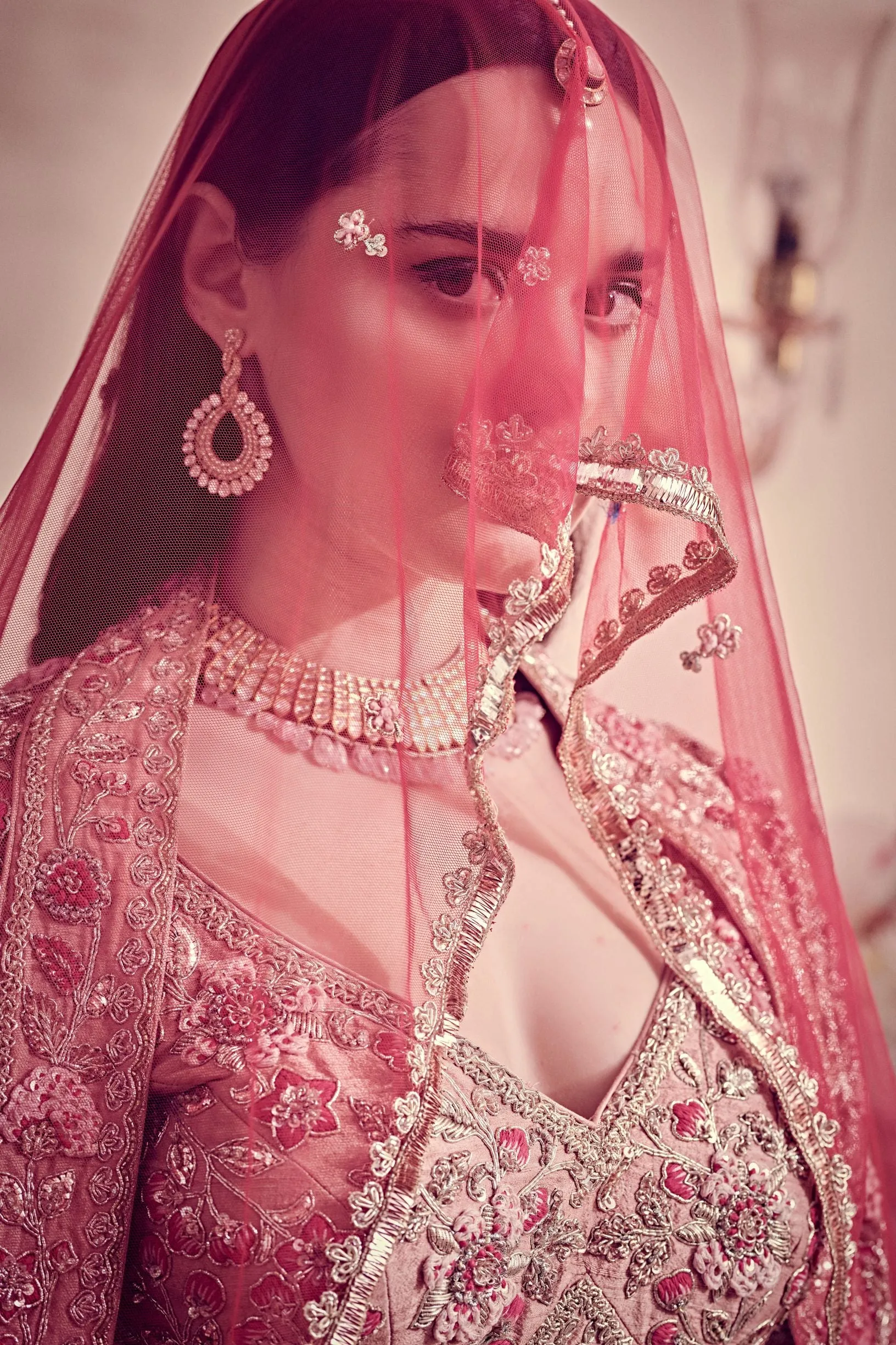Rose Pink Bridal Lehenga