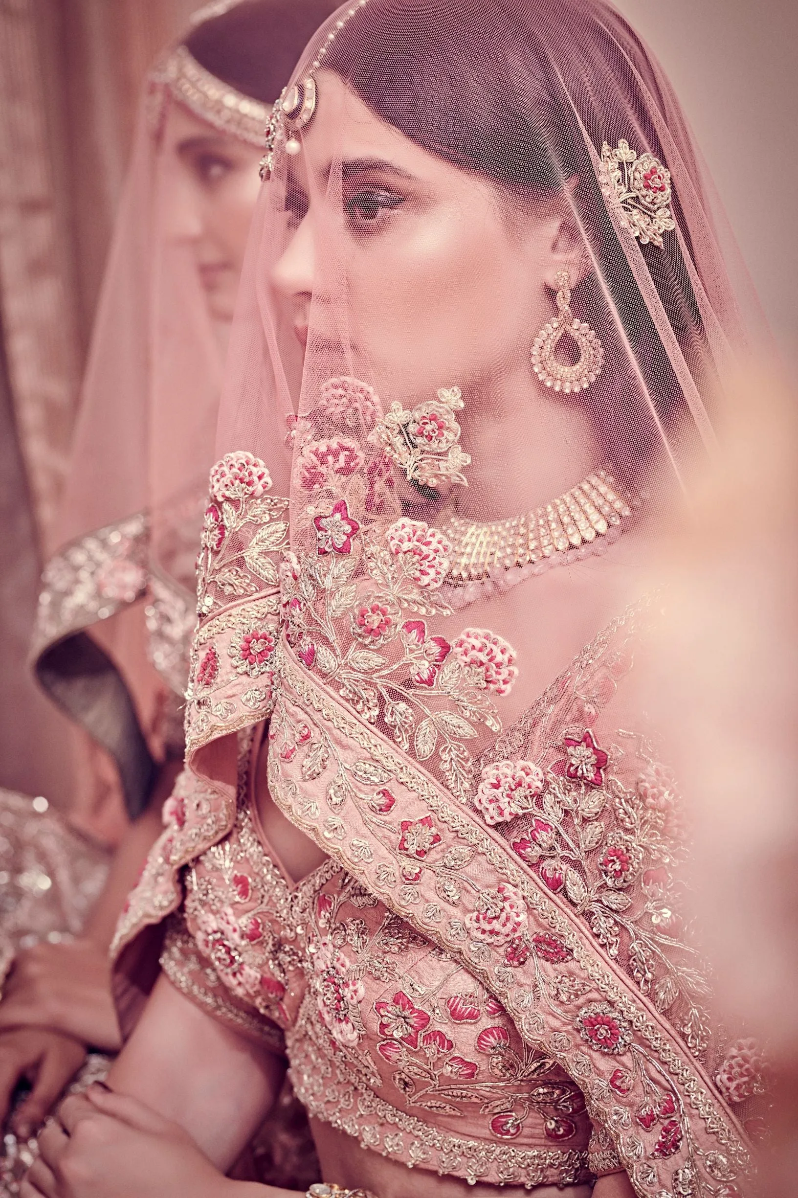 Rose Pink Bridal Lehenga