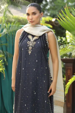 Royal Pakistani Embroidered Blue Kurta Salwar Wedding Dress
