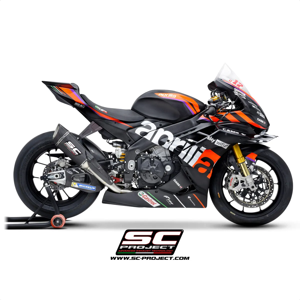 SC1-R Exhaust by SC-Project for Aprilia RSV4 1100 2021-2023