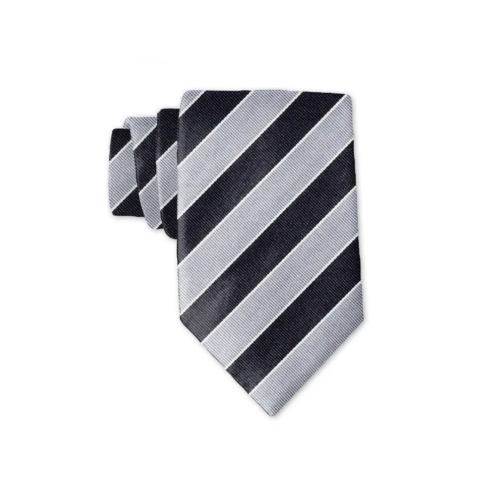 Scholastic Black/Silver - Kids' Neckties