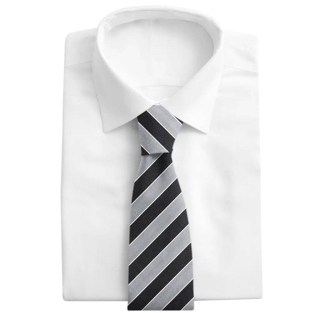 Scholastic Black/Silver - Neckties