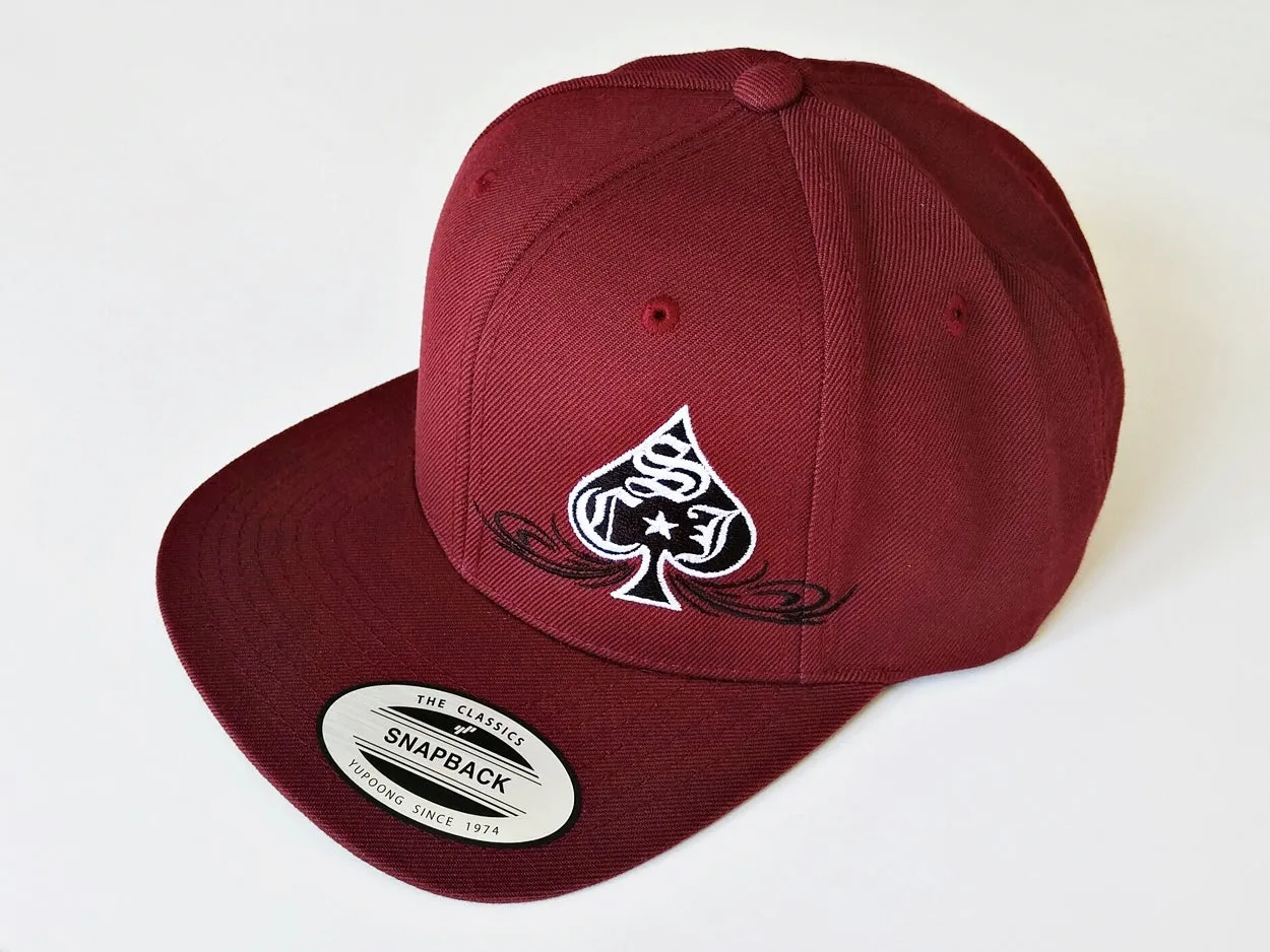 SCJ Classic Burgundy Snapback