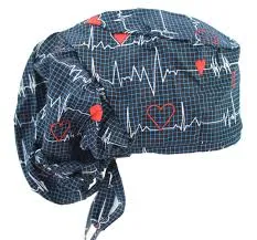 Scrub Hat Medical Hair Bonnet Surgeon Head Cover Surgical Cap Nurse Bouffant Nursing Ponytail Holder Operating Room