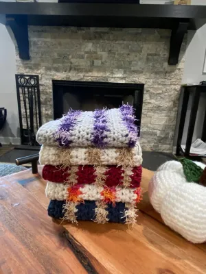 Scrubby Striped Dishtowel
