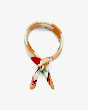 Silk 1950's Neckerchief - Diamonds