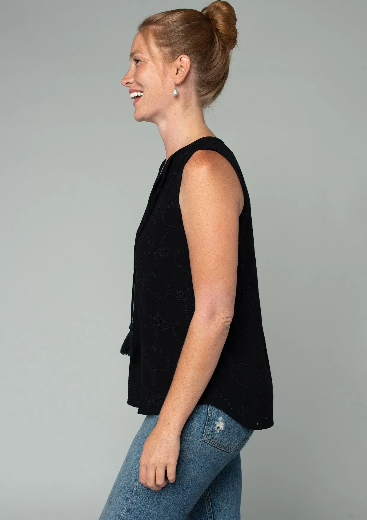 Simi Eyelet Tank Top