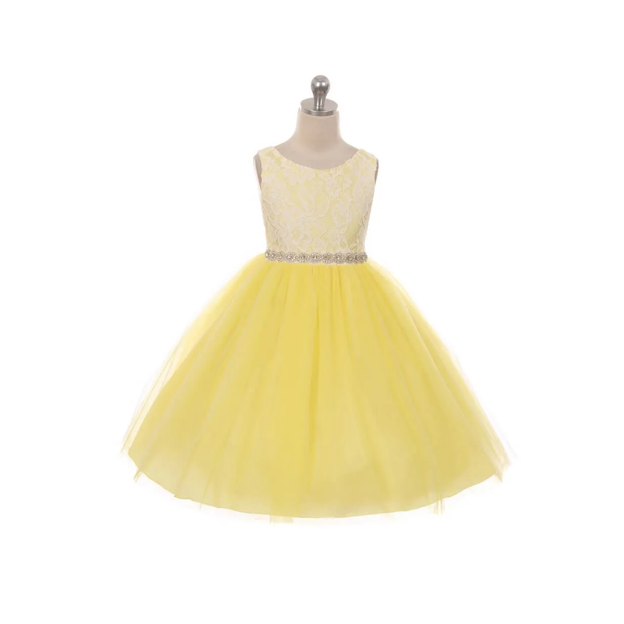 Sophia Dress - Lemon Yellow