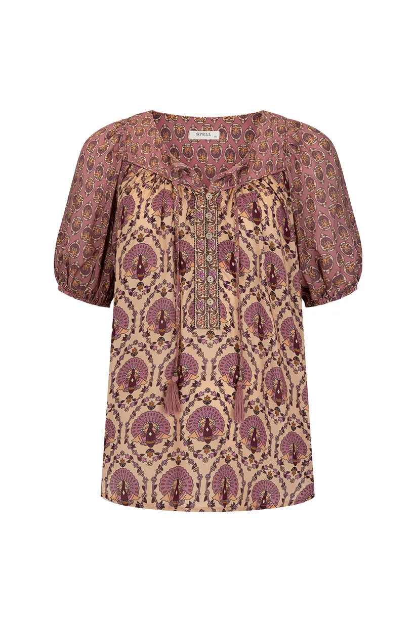 Spell Chateau Short Sleeve Blouse