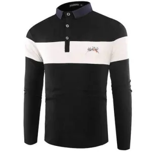 Striped Cotton Golf Shirt