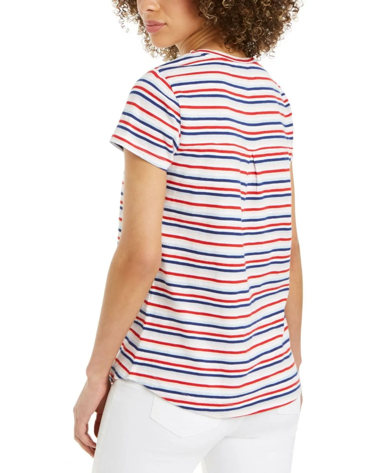 Style & Co. Women's Scoop Neck Patterned T-Shirt
