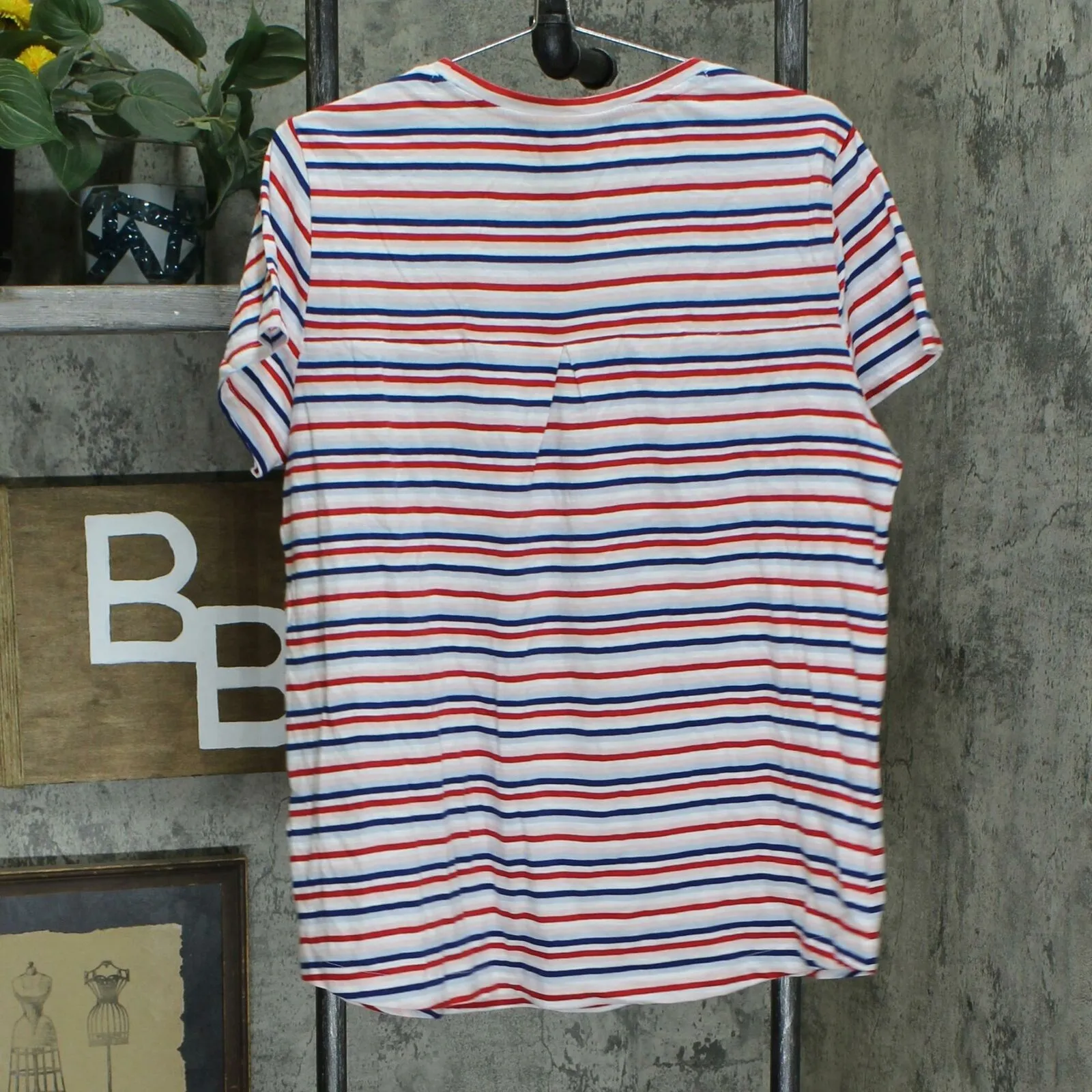 Style & Co. Women's Scoop Neck Patterned T-Shirt