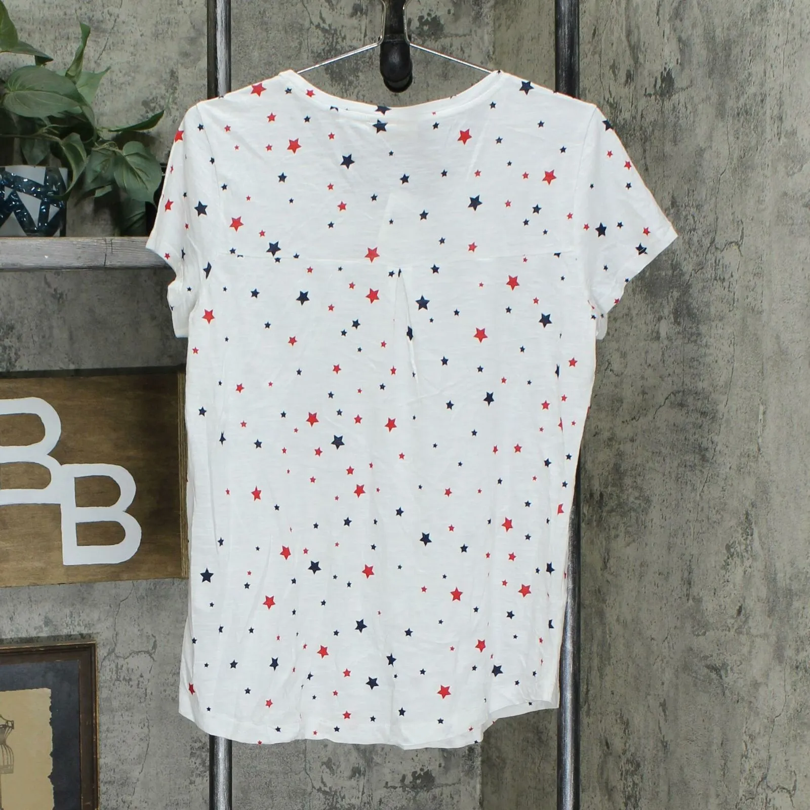 Style & Co. Women's Scoop Neck Patterned T-Shirt