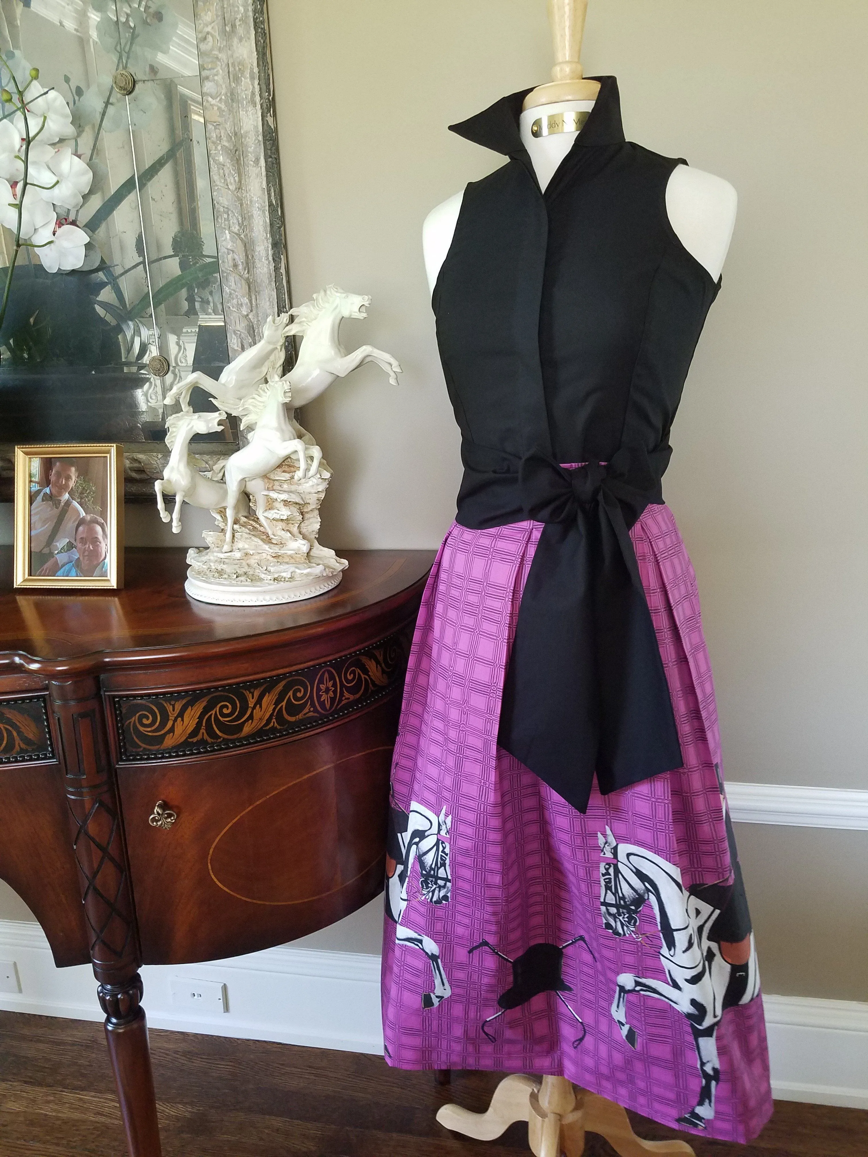 SUMMER RIDE SHIRT IN BLACK WITH SASH