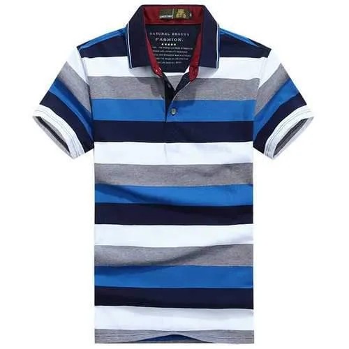 Summer Stripes Casual Cotton Golf Shirt