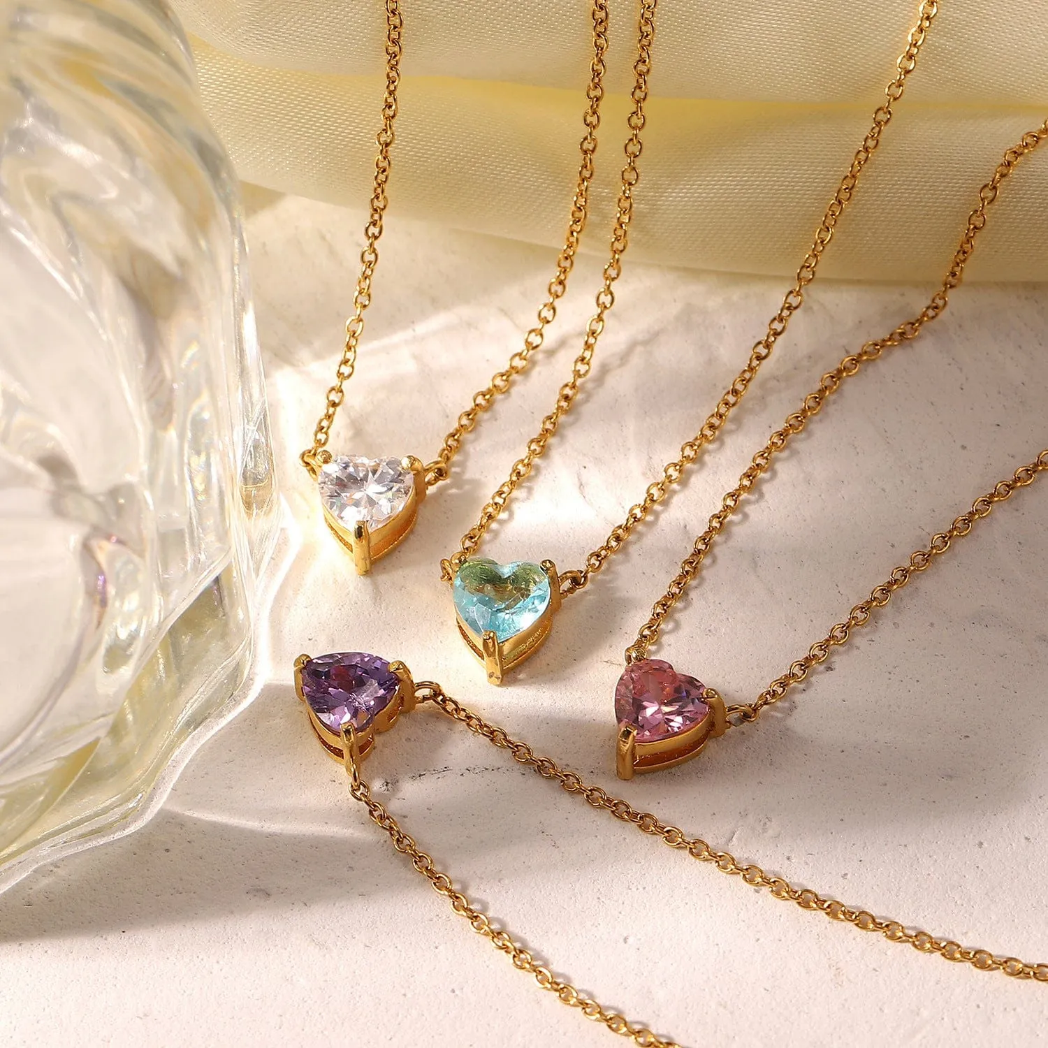 Swarovski Crystal Heart Pendant Necklace