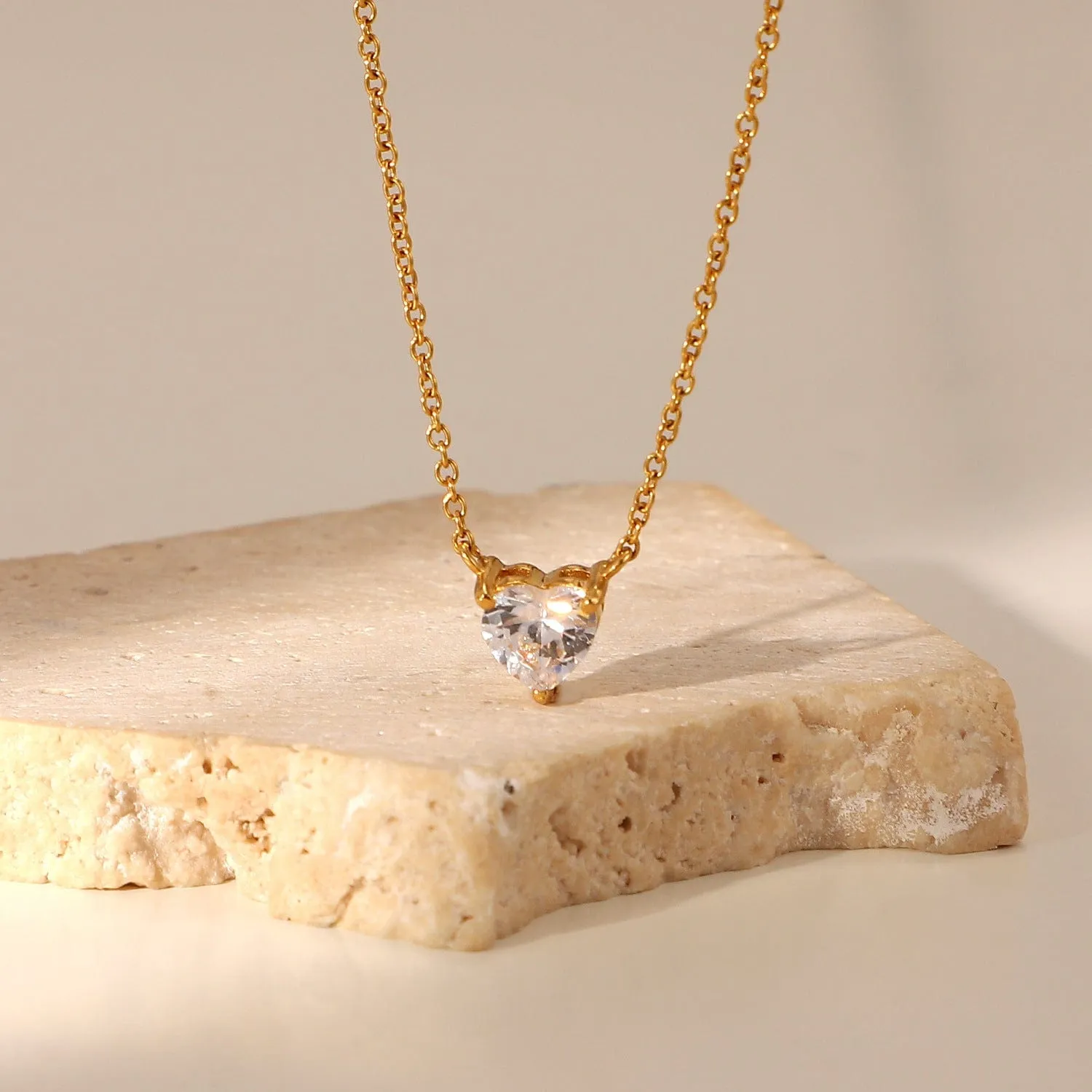 Swarovski Crystal Heart Pendant Necklace