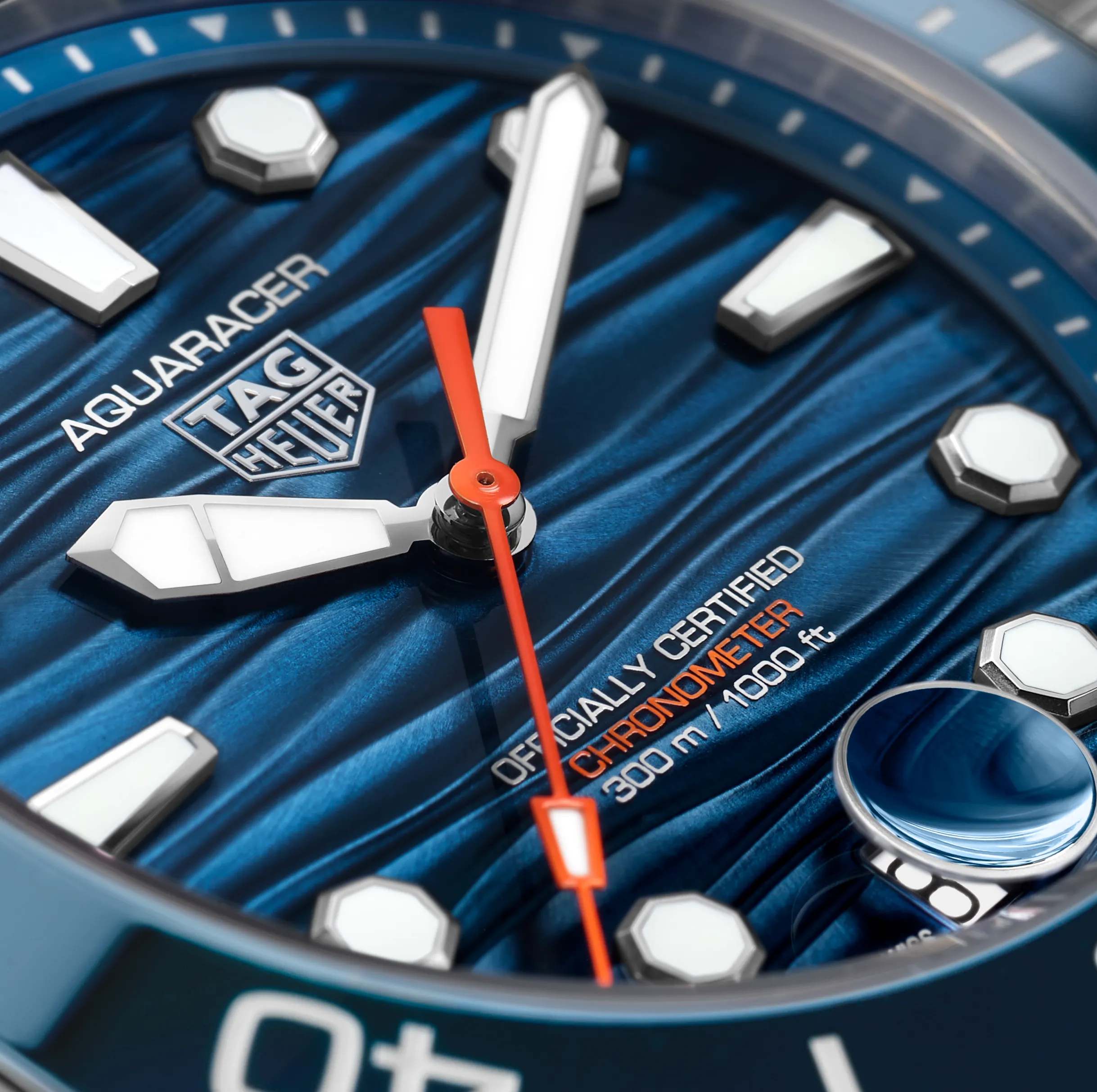 TAG Heuer Aquaracer Professional 300 Date Watch with Blue Dial