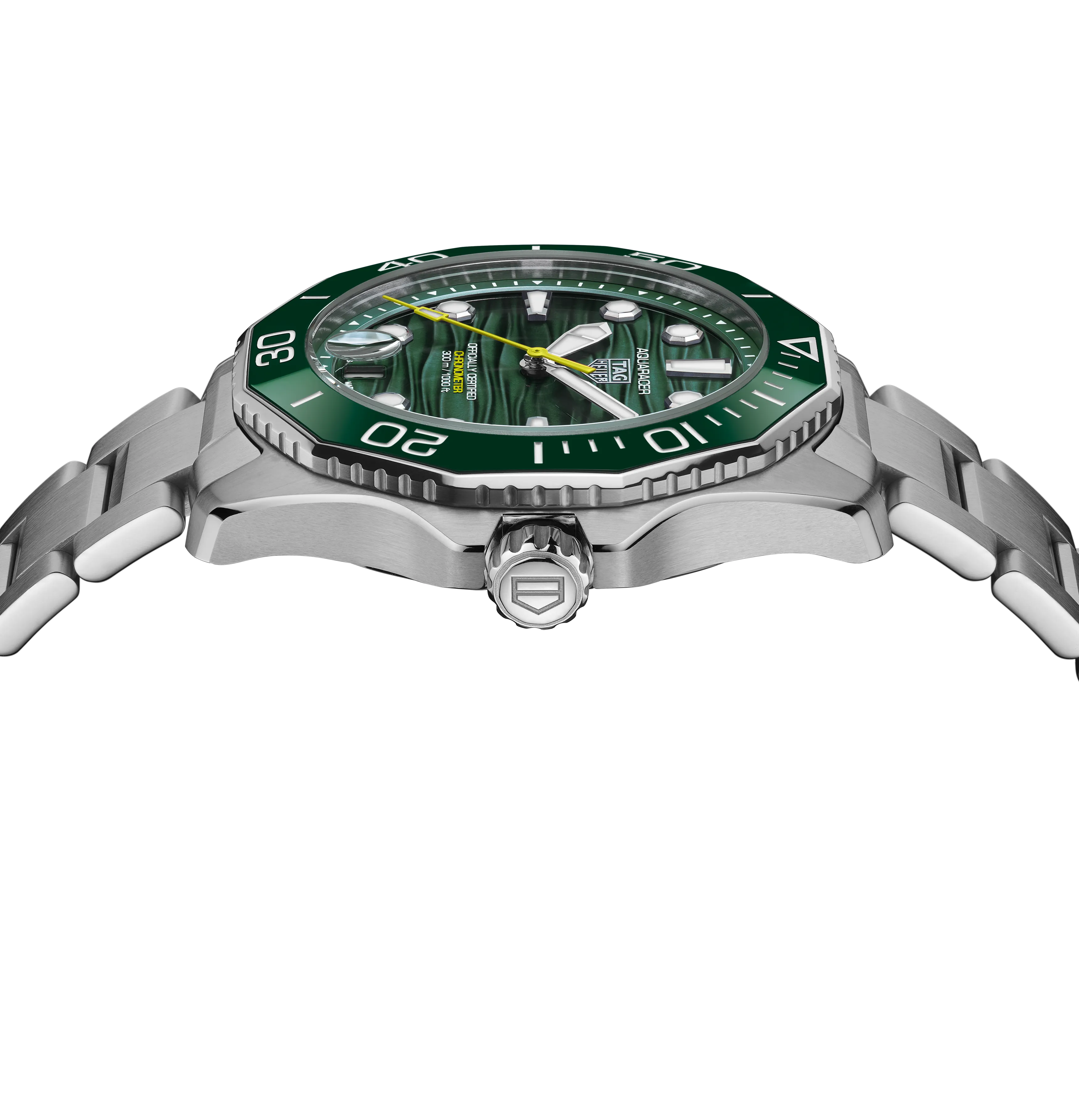 TAG Heuer Aquaracer Professional 300 Date Watch with Green Dial