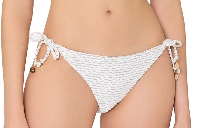 Textured Waves Triangle-Millie String Bikini ::RET