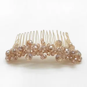 The Blushing Belle Crystal French Comb