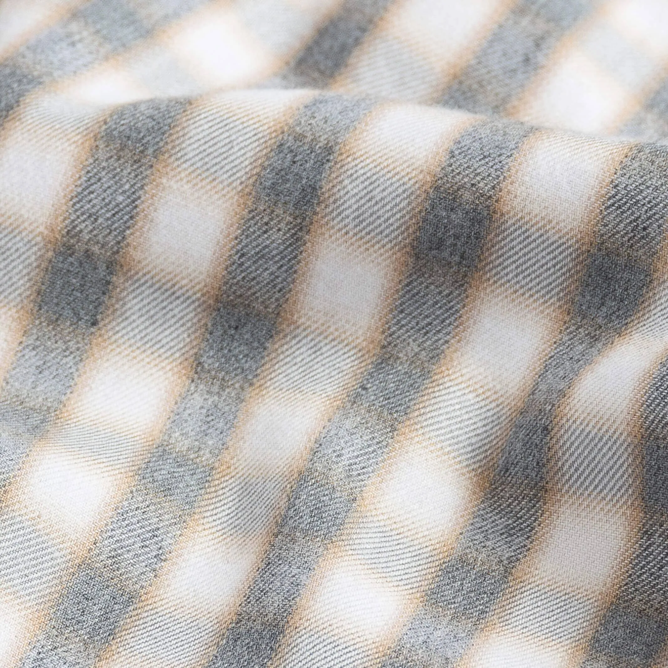 The Grey Heather Levine Brushed Cotton Custom Shirt