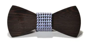 The Phantom / Wooden Bow Tie / Silk Knot