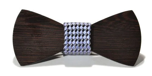 The Phantom / Wooden Bow Tie / Silk Knot