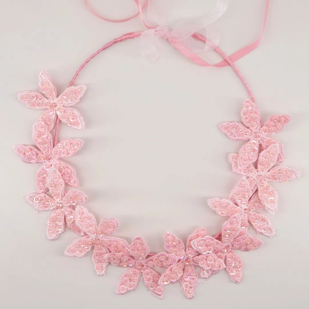 The Raziel Goddess Sequin Halo Hair Garland