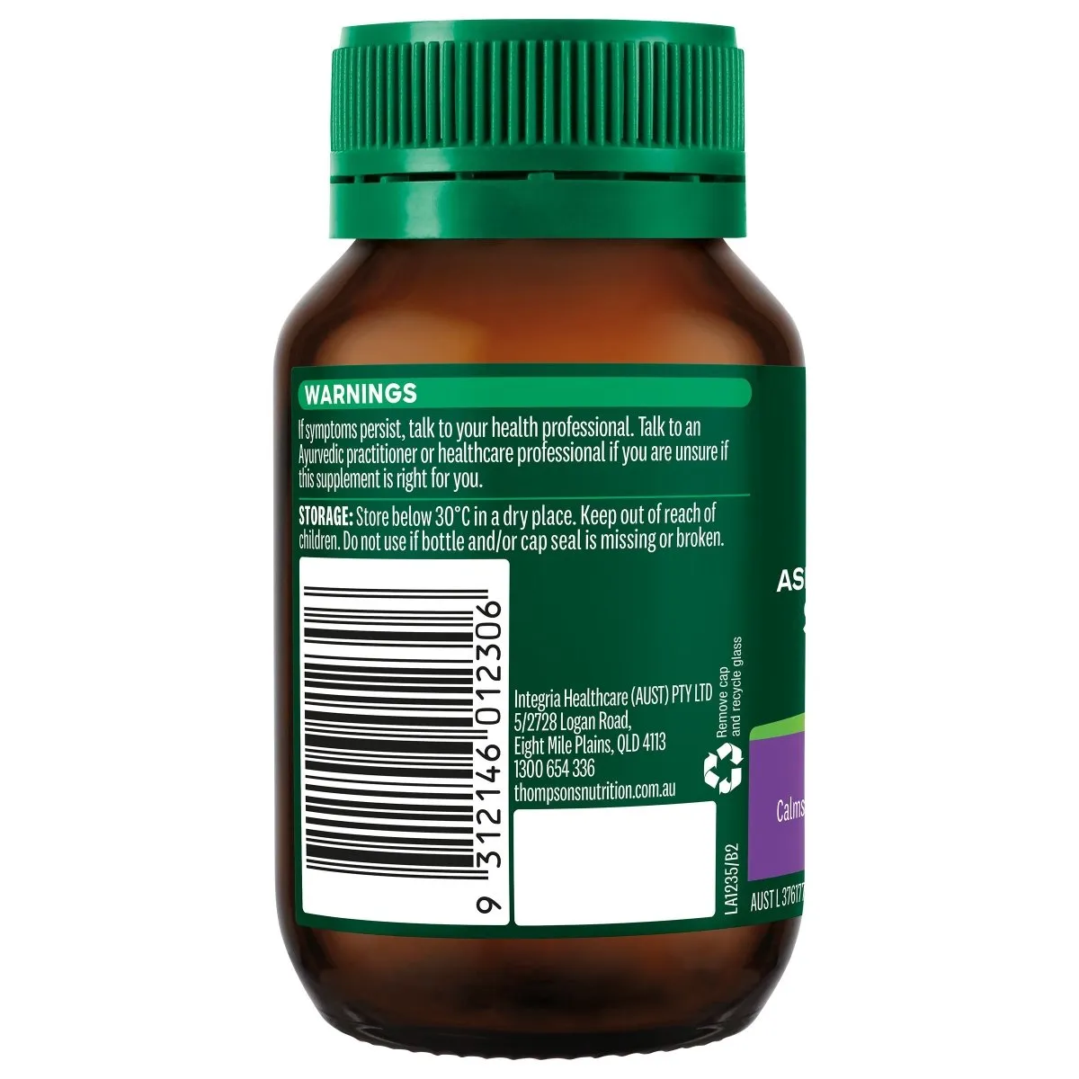 Thompson's Ashwagandha Complex Stress   Focus 60 Tablets