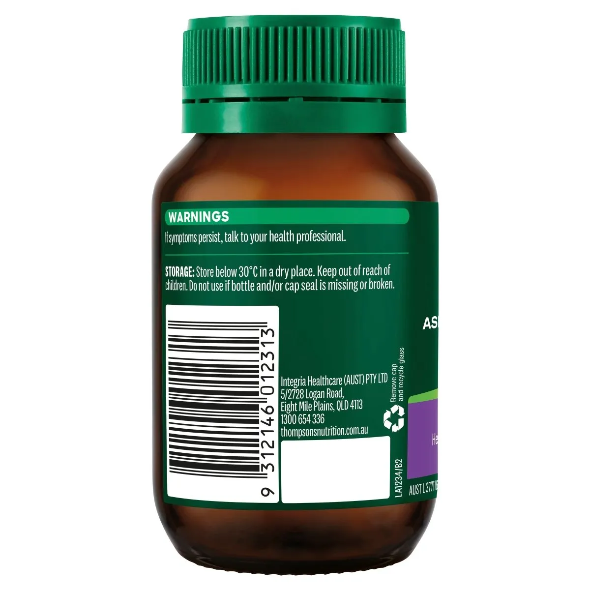 Thompson's Ashwagandha Complex Stress   Sleep 60 Tablets