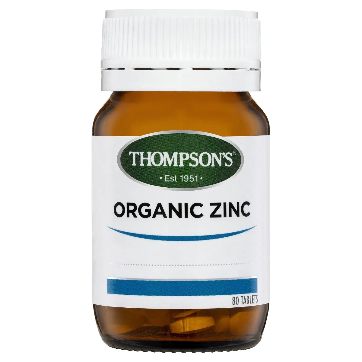 Thompson's Organic Zinc 80 Tablets