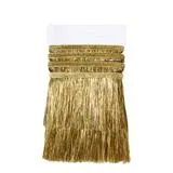 Tinsel Fringe Garland -- Gold