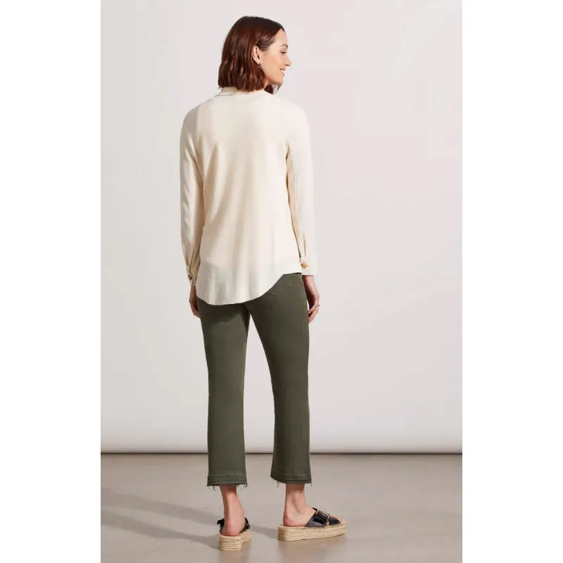 Tribal Cotton Button-Up Shacket