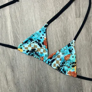 Turquoise Gem Triangle Top